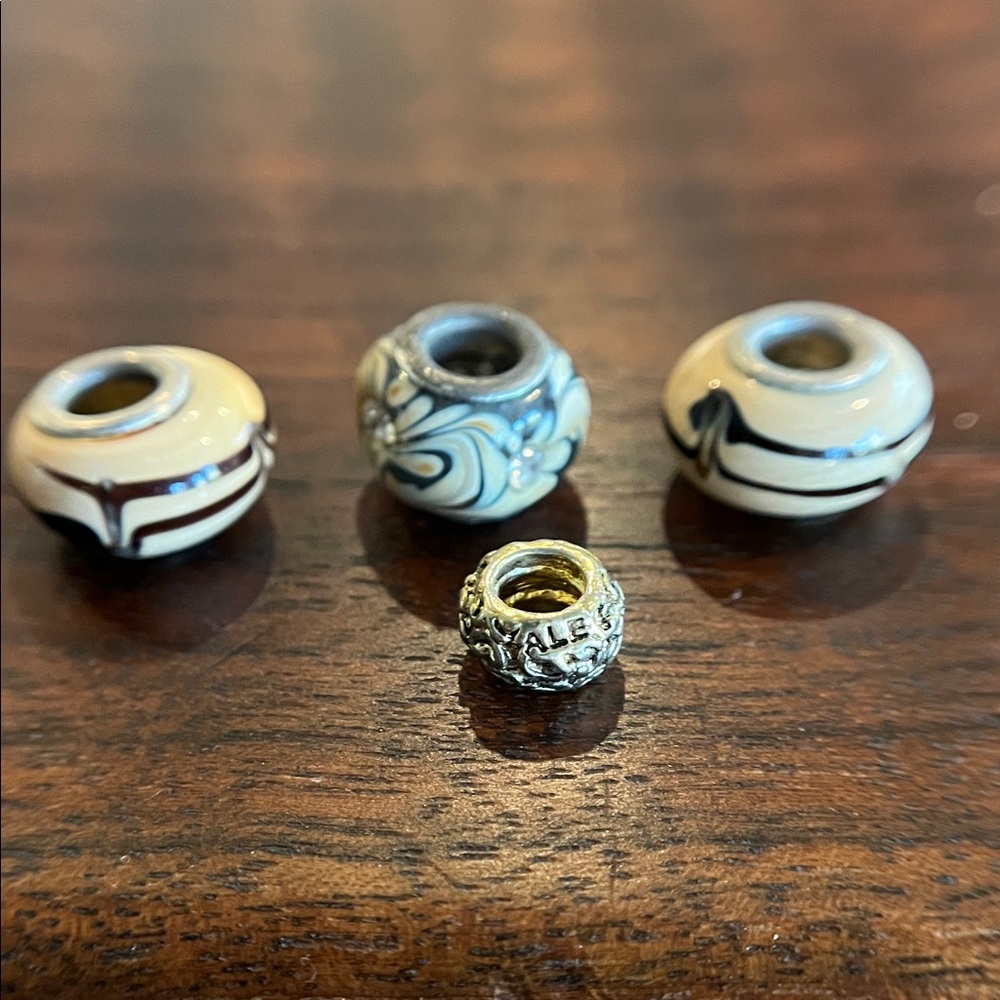 Bundle of yellow and gold beads